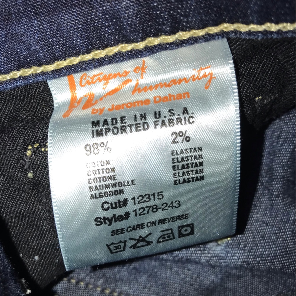 COH Citizens of Humanity Ava Low Rise Straight Jeans - Picture 6 of 8